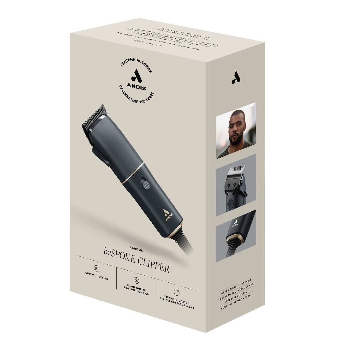 Andis Bespoke At-Home Clipper Kit – 20 Pieces for Professional Haircuts at Home Andis Bespoke At-Home Clipper Kit – 20 Pieces for Professional Haircuts at Home