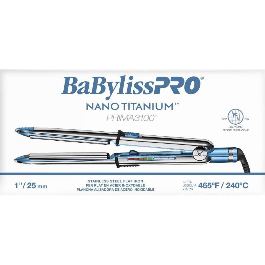 BabylissPRO Nano Titanium Prima3000 Ionic Straightener 1” – Sleek, Smooth, Professional Hair BabylissPRO Nano Titanium Prima3000 Ionic Straightener 1” – Sleek, Smooth, Professional Hair