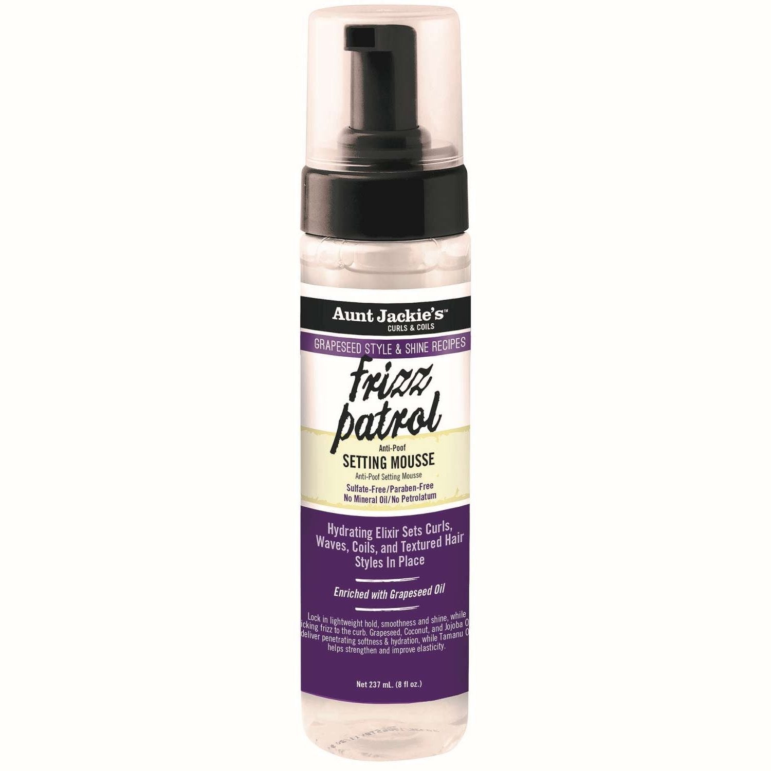 Aunt Jackie’s Grapeseed Frizz Patrol – Smooth, Control & Shine Hair Aunt Jackie’s Grapeseed Frizz Patrol – Smooth, Control & Shine Hair