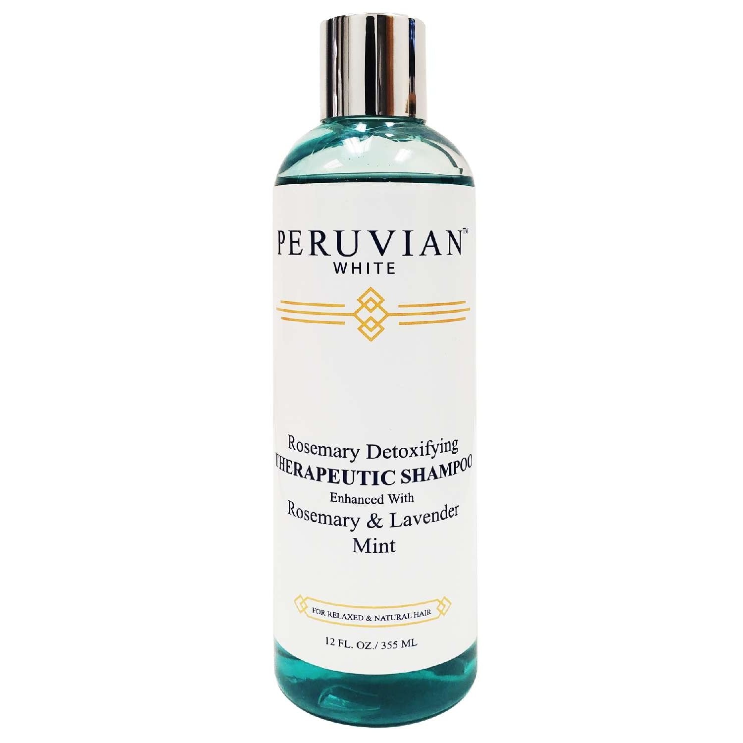 Peruvian White Rosemary Detoxifying Therapeutic Shampoo 12 oz. Peruvian White Rosemary Detoxifying Therapeutic Shampoo 12 oz.