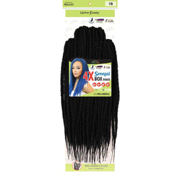 Urban Beauty Natural 4X Senegal Box Braid – Full, Voluminous Protective Styles (Color 1B)