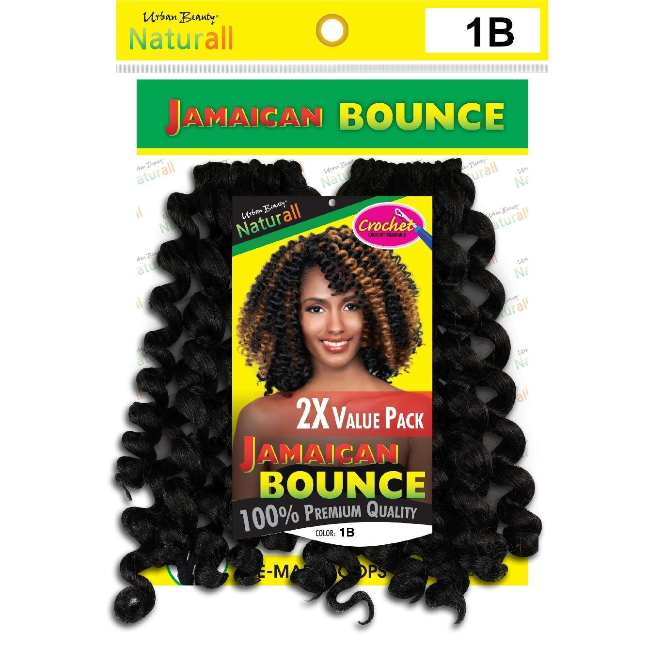 Synthetic Braiding Hair Jamaican Bounce – 1B | Soft, Springy, Natural-Looking Curls Synthetic Braiding Hair Jamaican Bounce – 1B | Soft, Springy, Natural-Looking Curls