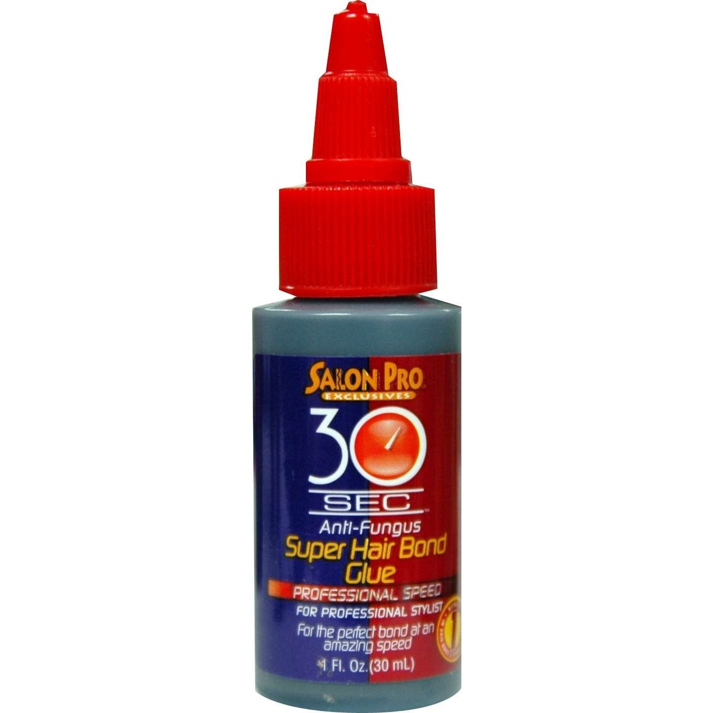 Salon Pro 30 Second Glue Super Hair Bond 1 oz. – Fast, Strong Hold for Weaves & Wig Installs Salon Pro 30 Second Glue Super Hair Bond 1 oz. – Fast, Strong Hold for Weaves & Wig Installs