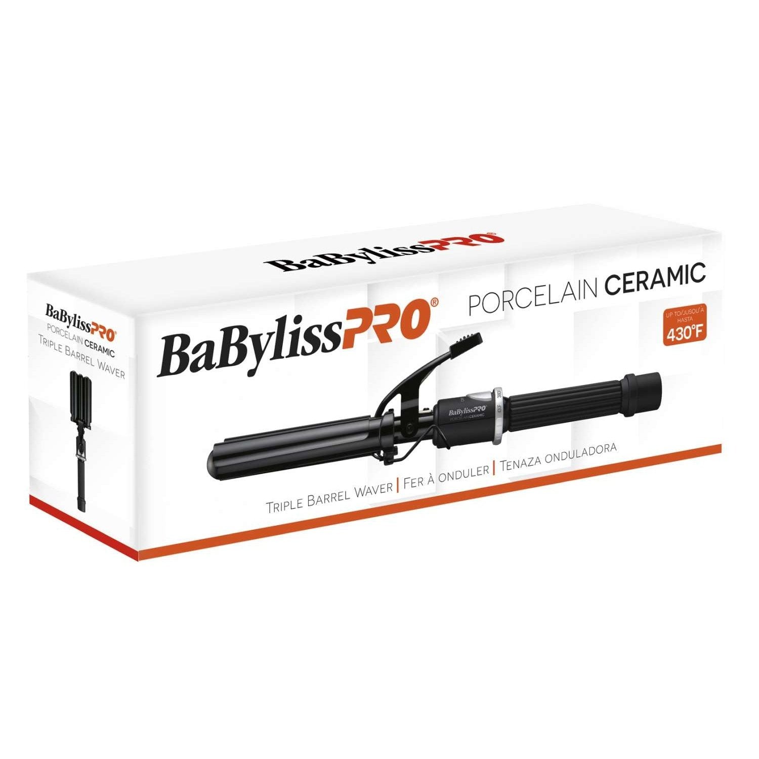 BaBylissPRO Porcelain Ceramic Triple Barrel Waver BaBylissPRO Porcelain Ceramic Triple Barrel Waver