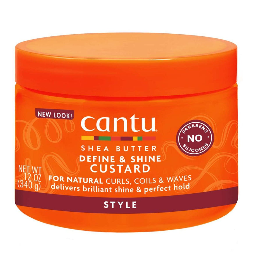 Cantu Shea Butter Define & Shine Custard 12 oz – Define, Moisturize & Shine Natural Hair