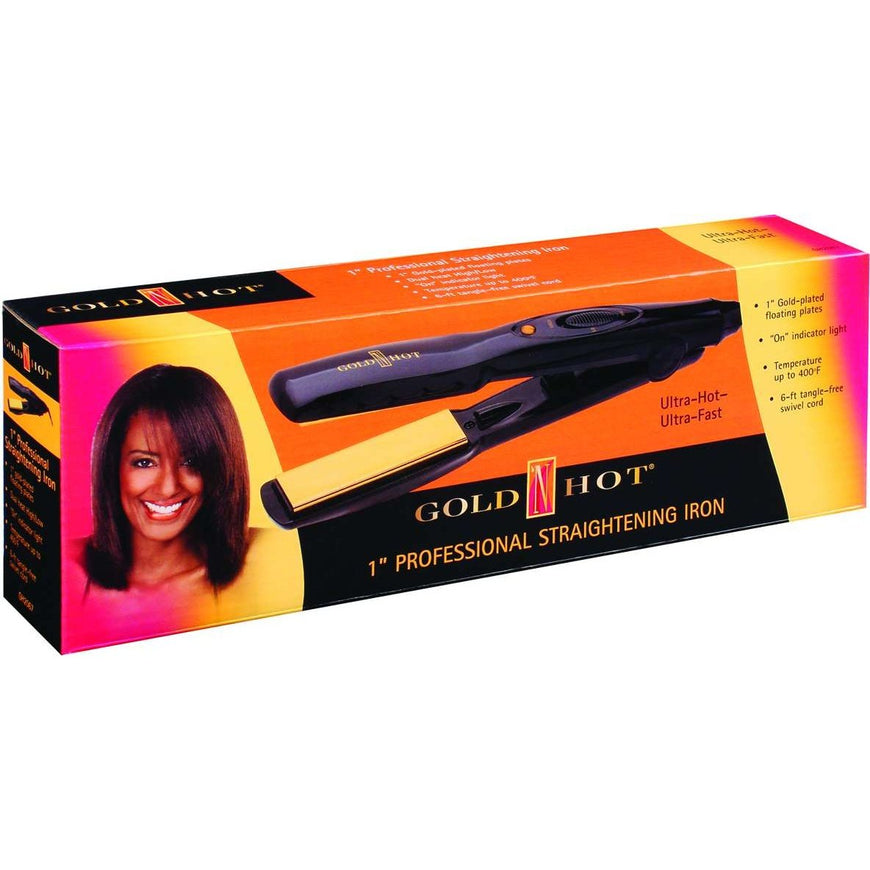 Gold N Hot Flat Iron Gold – Sleek, Smooth & Salon-Quality Hair