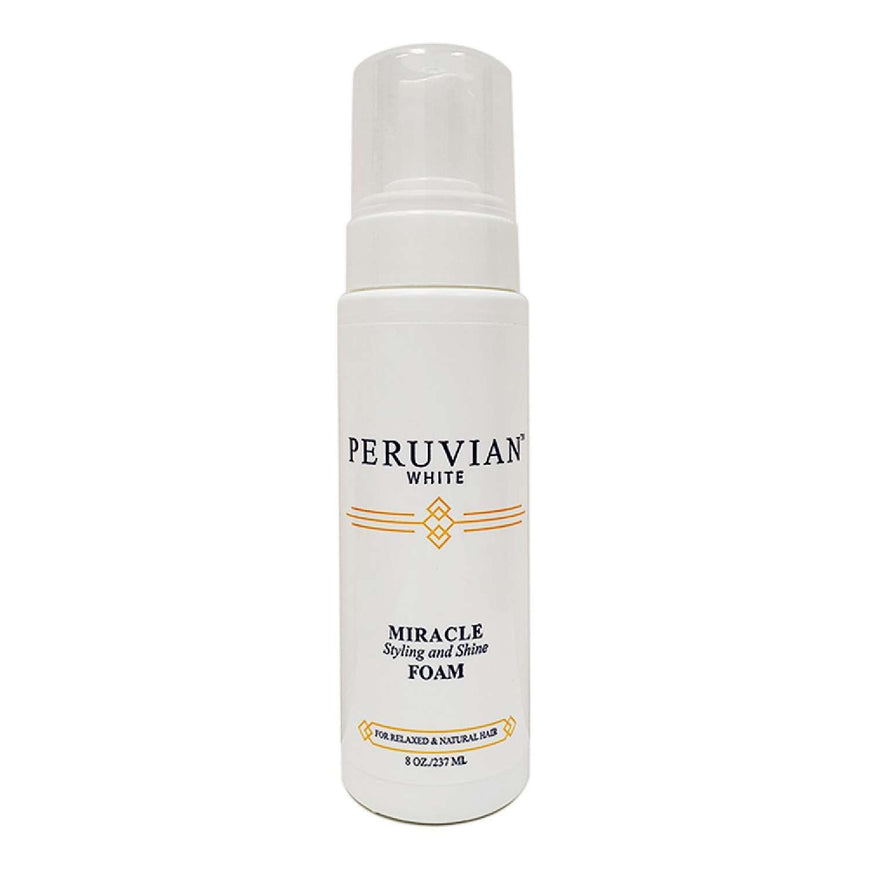 Peruvian White Miracle Foam 8 Oz – Nourish, Strengthen & Repair Hair