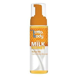 Lottabody Milk & Honey Mousse 7 Oz – Nourishing, Soft-Hold Foam for Smooth, Shiny Styles