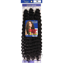 Urban Beauty Queen B Braid Synthetic Butterfly Goddess Locs – 3X Value Pack 14” (Color 1B)