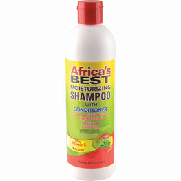 Africa’s Best Moisturizing Shampoo with Conditioner – 2-in-1 Hydrating Cleanser for Soft, Healthy Hair