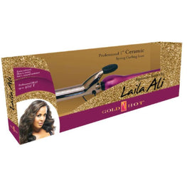 Gold N Hot Laila Ali Curling Iron 1” – Smooth, Salon-Quality Curls for Every Hair Type